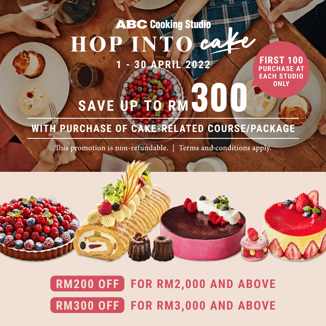 Hop Into Cake - ABC Cooking Studio Malaysia